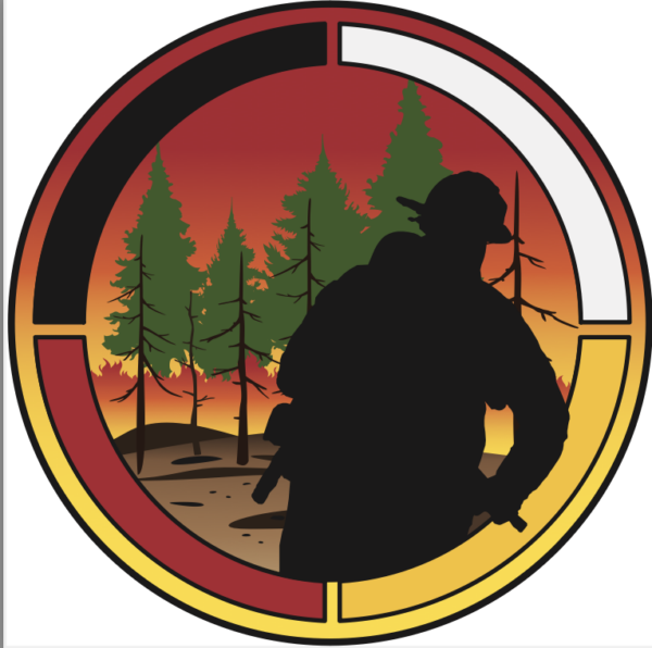 Native Firefighter Medicine Wheel Sticker